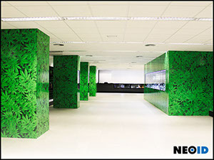 Instalación de lonas y vinilos para cogresos y ferias