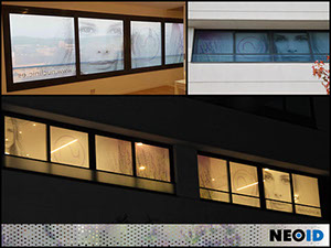 Instalación de lonas y vinilos para cogresos y ferias